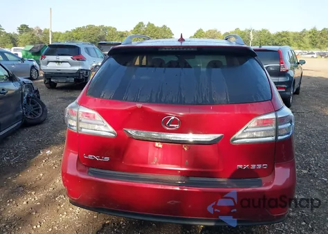 2010 Lexus Rx 350 z USA, uszkodzony, nr VIN 2T2BK1BA7AC053991